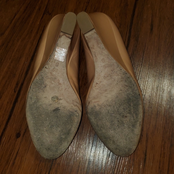 Coach Beige "Rileigh" Wedges - Picture 4 of 7